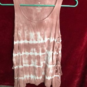 flowy light pink tank top